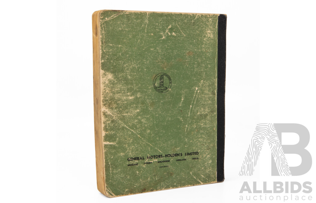 Vintage Holden 'FB Series' Shop Manual
