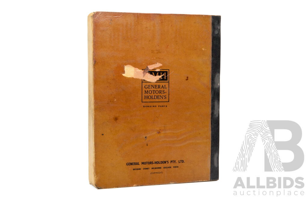 Vintage Holden 'EK Series' Shop Manual