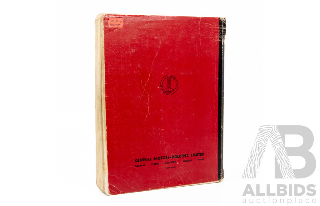 Vintage Holden 'FE and FC Series' Shop Manual