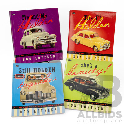 Collection of Four Holden Reference Books by Don Loffler