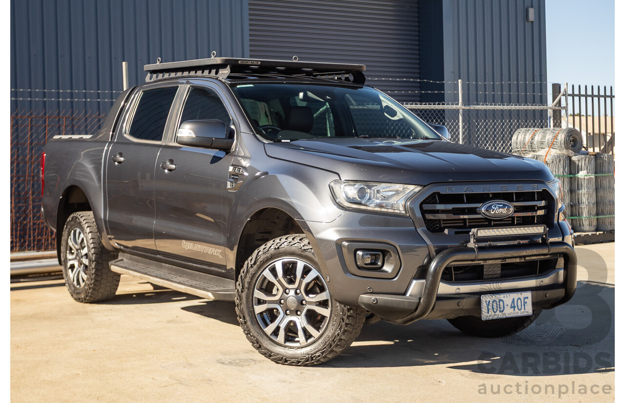 09/2019 Ford Ranger Wildtrak 2.0 (4x4) PX MKIII MY19 Double Cab P/Up Grey Bi-Turbo Diesel 2.0L