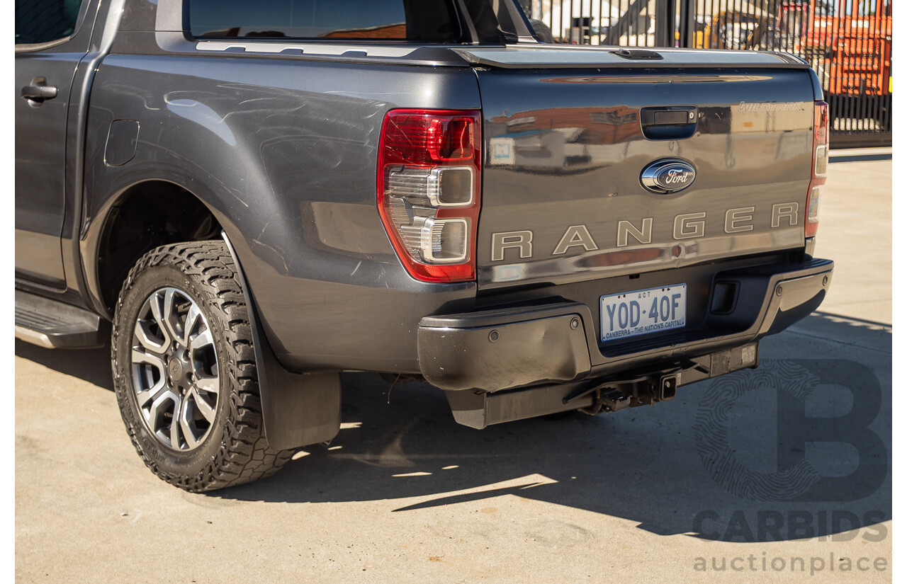 09/2019 Ford Ranger Wildtrak 2.0 (4x4) PX MKIII MY19 Double Cab P/Up Grey Bi-Turbo Diesel 2.0L