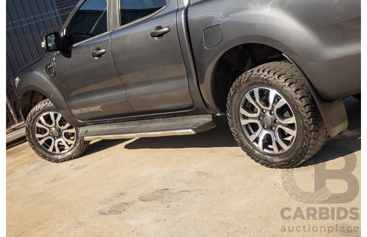 09/2019 Ford Ranger Wildtrak 2.0 (4x4) PX MKIII MY19 Double Cab P/Up Grey Bi-Turbo Diesel 2.0L