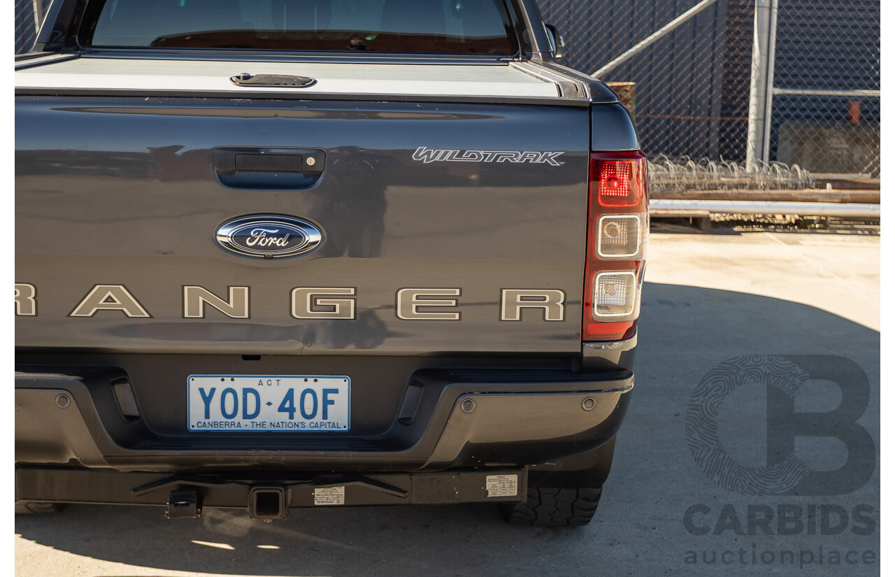 09/2019 Ford Ranger Wildtrak 2.0 (4x4) PX MKIII MY19 Double Cab P/Up Grey Bi-Turbo Diesel 2.0L
