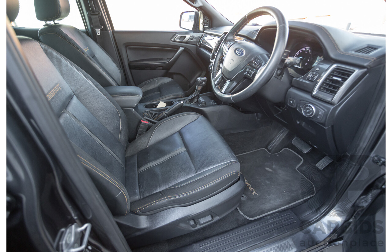 09/2019 Ford Ranger Wildtrak 2.0 (4x4) PX MKIII MY19 Double Cab P/Up Grey Bi-Turbo Diesel 2.0L
