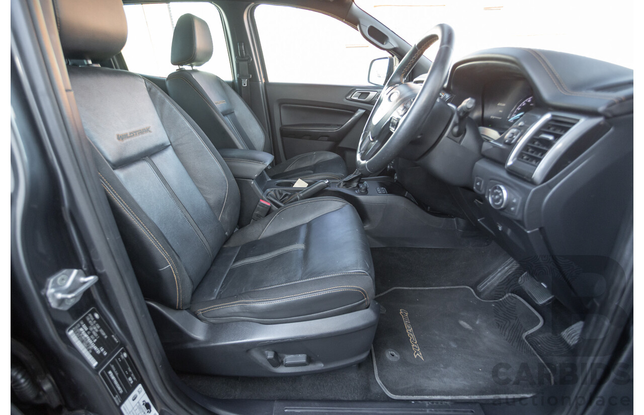09/2019 Ford Ranger Wildtrak 2.0 (4x4) PX MKIII MY19 Double Cab P/Up Grey Bi-Turbo Diesel 2.0L
