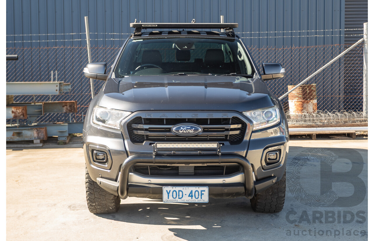 09/2019 Ford Ranger Wildtrak 2.0 (4x4) PX MKIII MY19 Double Cab P/Up Grey Bi-Turbo Diesel 2.0L