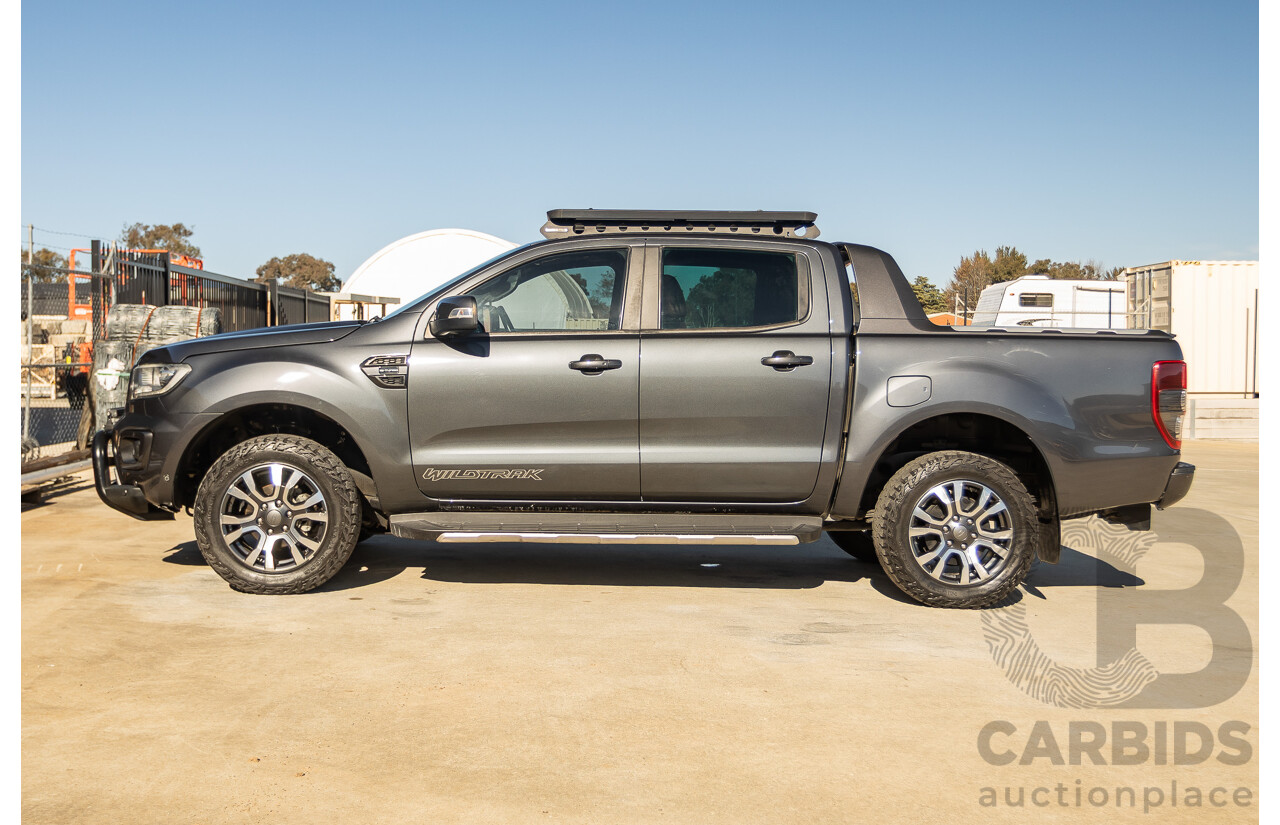 09/2019 Ford Ranger Wildtrak 2.0 (4x4) PX MKIII MY19 Double Cab P/Up Grey Bi-Turbo Diesel 2.0L