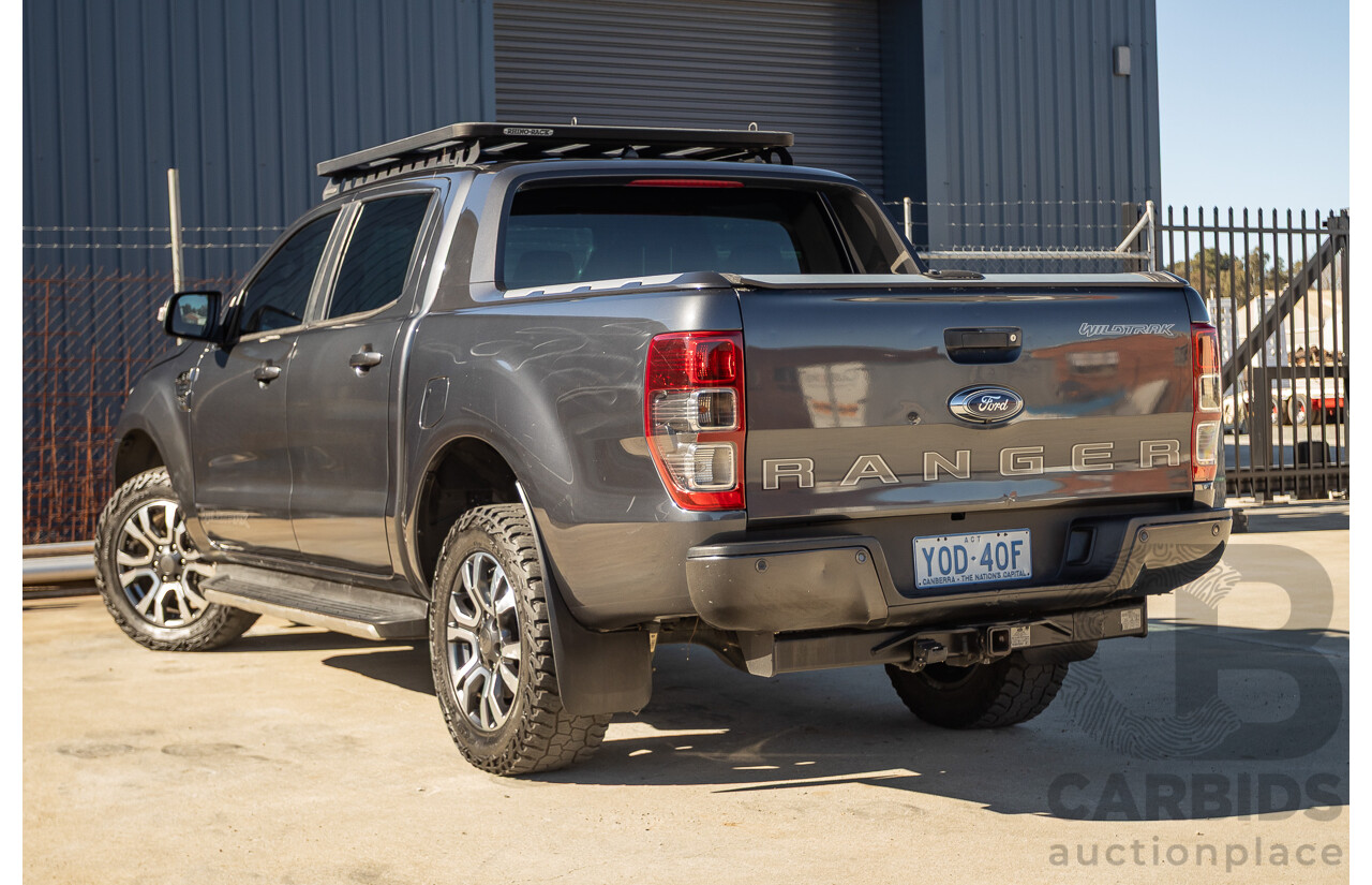 09/2019 Ford Ranger Wildtrak 2.0 (4x4) PX MKIII MY19 Double Cab P/Up Grey Bi-Turbo Diesel 2.0L