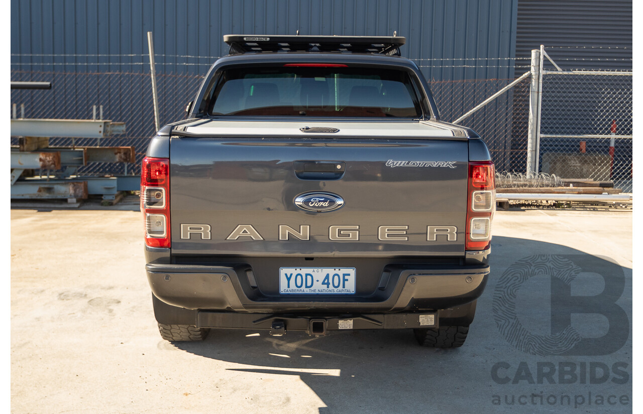 09/2019 Ford Ranger Wildtrak 2.0 (4x4) PX MKIII MY19 Double Cab P/Up Grey Bi-Turbo Diesel 2.0L