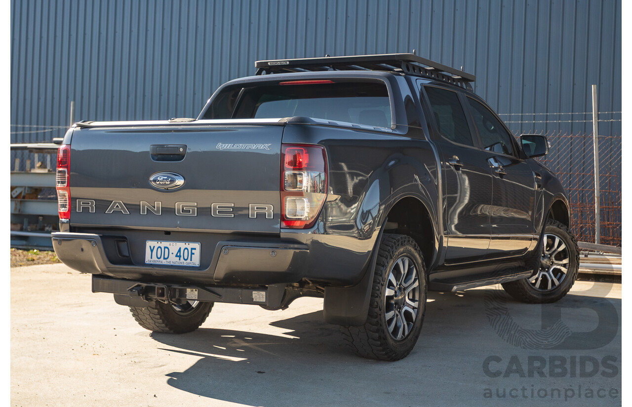 09/2019 Ford Ranger Wildtrak 2.0 (4x4) PX MKIII MY19 Double Cab P/Up Grey Bi-Turbo Diesel 2.0L