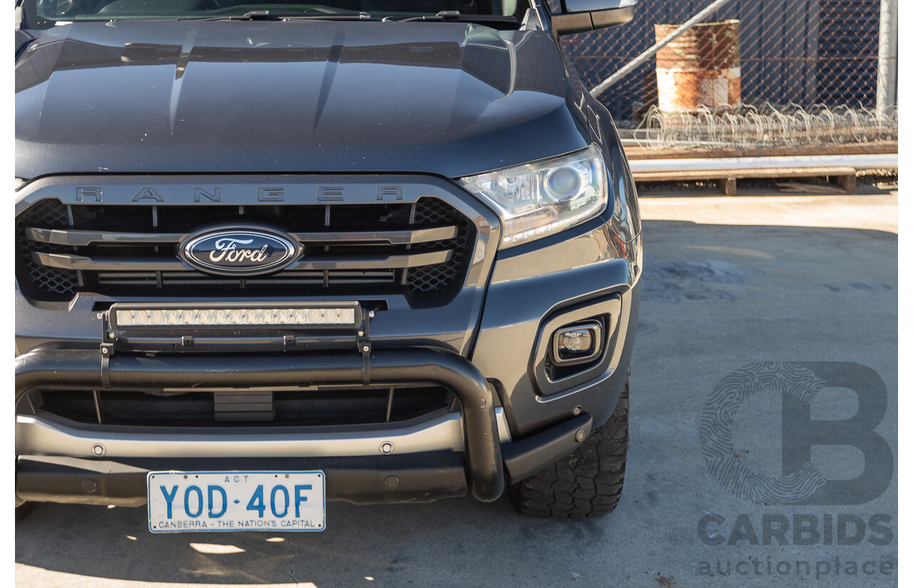 09/2019 Ford Ranger Wildtrak 2.0 (4x4) PX MKIII MY19 Double Cab P/Up Grey Bi-Turbo Diesel 2.0L