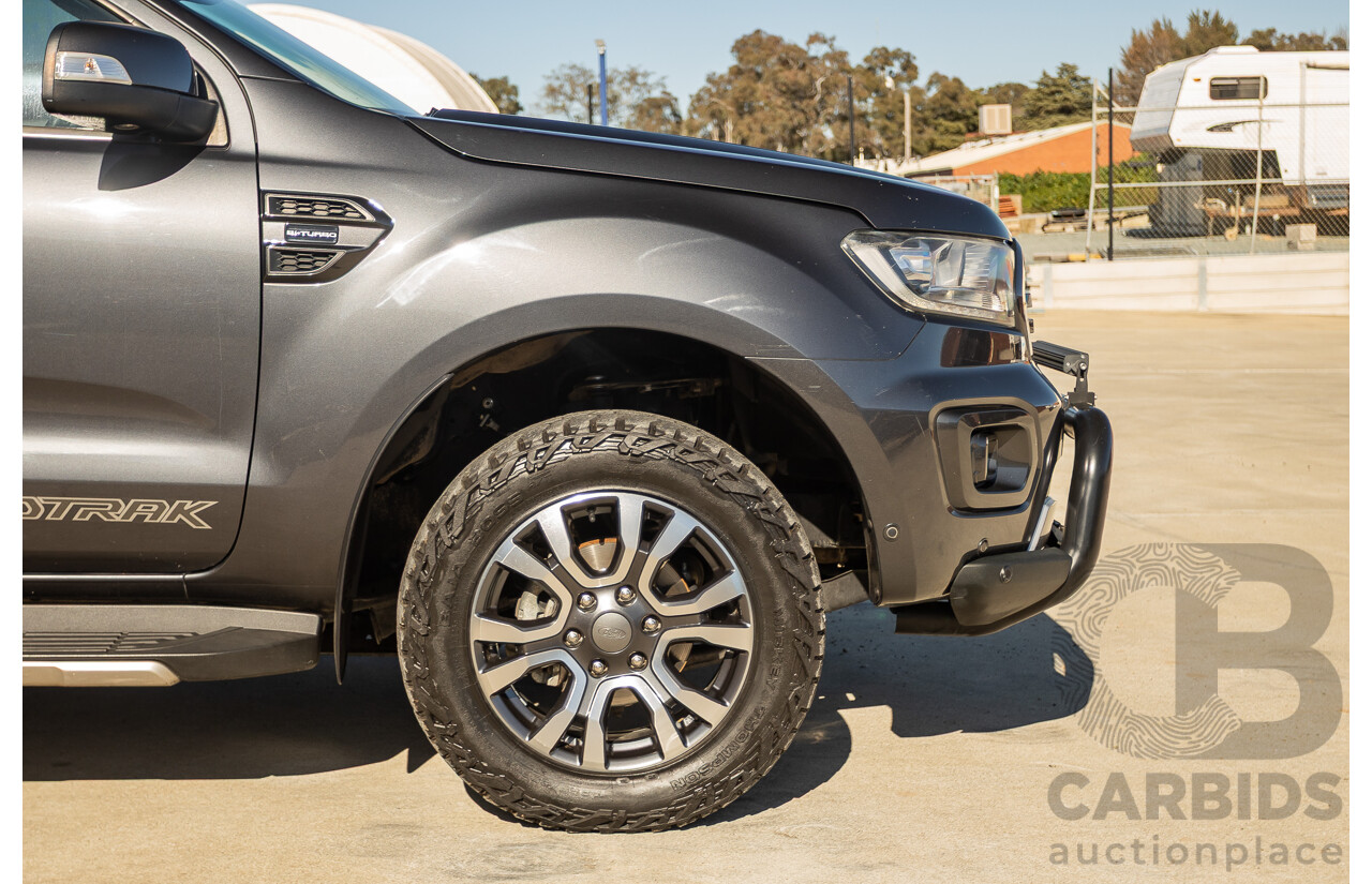 09/2019 Ford Ranger Wildtrak 2.0 (4x4) PX MKIII MY19 Double Cab P/Up Grey Bi-Turbo Diesel 2.0L