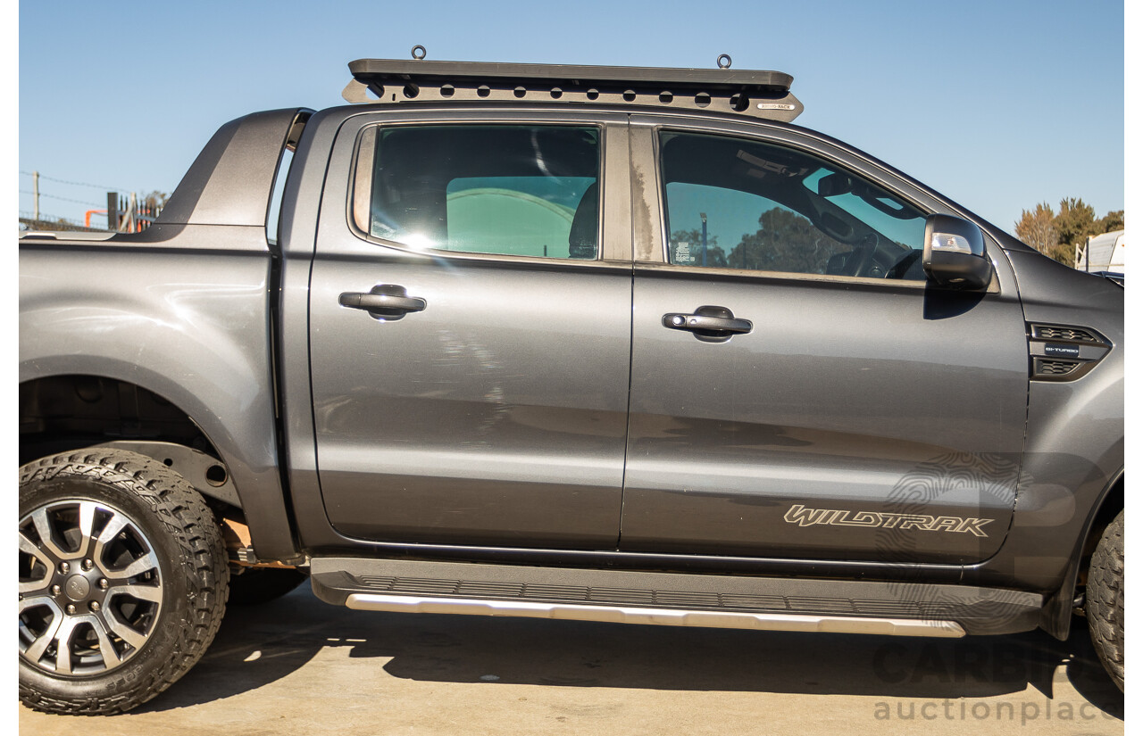 09/2019 Ford Ranger Wildtrak 2.0 (4x4) PX MKIII MY19 Double Cab P/Up Grey Bi-Turbo Diesel 2.0L
