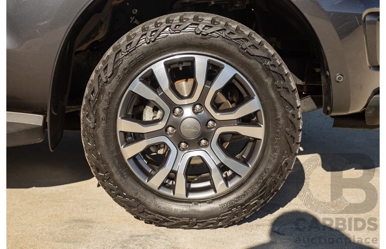 09/2019 Ford Ranger Wildtrak 2.0 (4x4) PX MKIII MY19 Double Cab P/Up Grey Bi-Turbo Diesel 2.0L