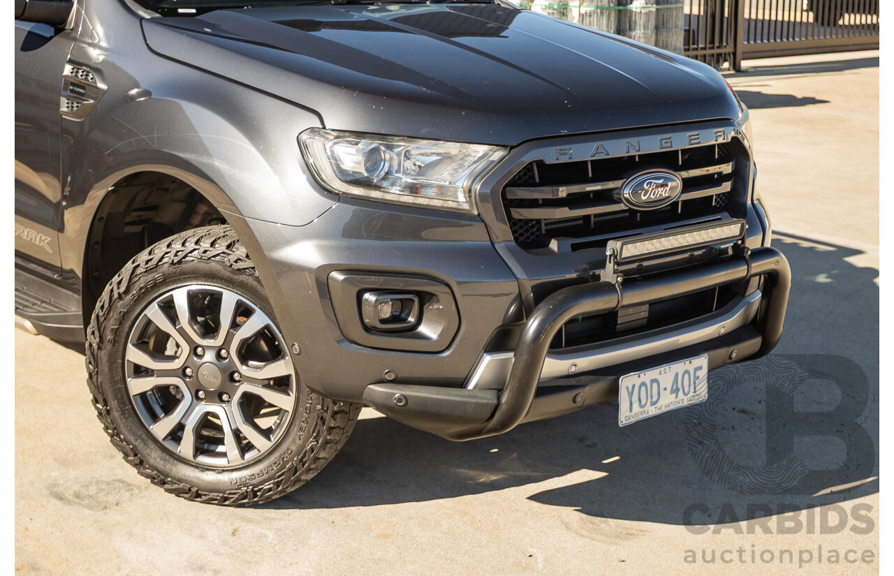 09/2019 Ford Ranger Wildtrak 2.0 (4x4) PX MKIII MY19 Double Cab P/Up Grey Bi-Turbo Diesel 2.0L
