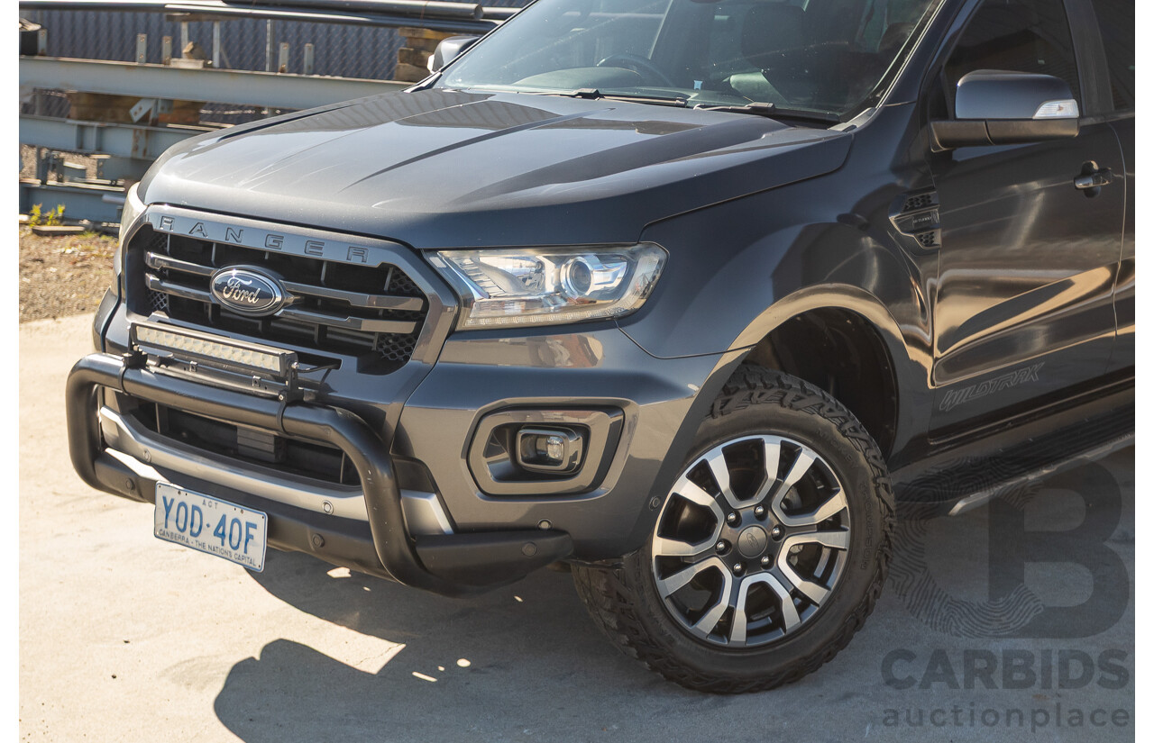 09/2019 Ford Ranger Wildtrak 2.0 (4x4) PX MKIII MY19 Double Cab P/Up Grey Bi-Turbo Diesel 2.0L