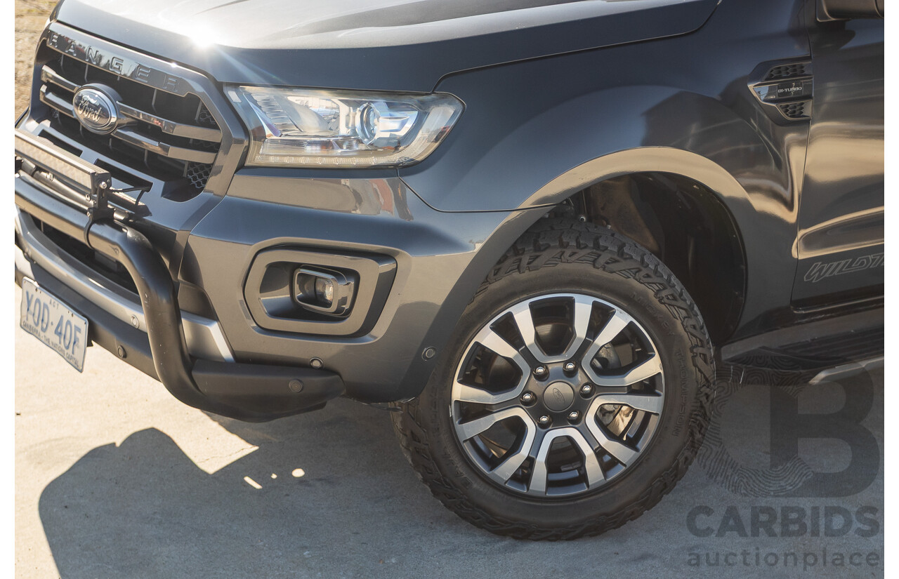 09/2019 Ford Ranger Wildtrak 2.0 (4x4) PX MKIII MY19 Double Cab P/Up Grey Bi-Turbo Diesel 2.0L
