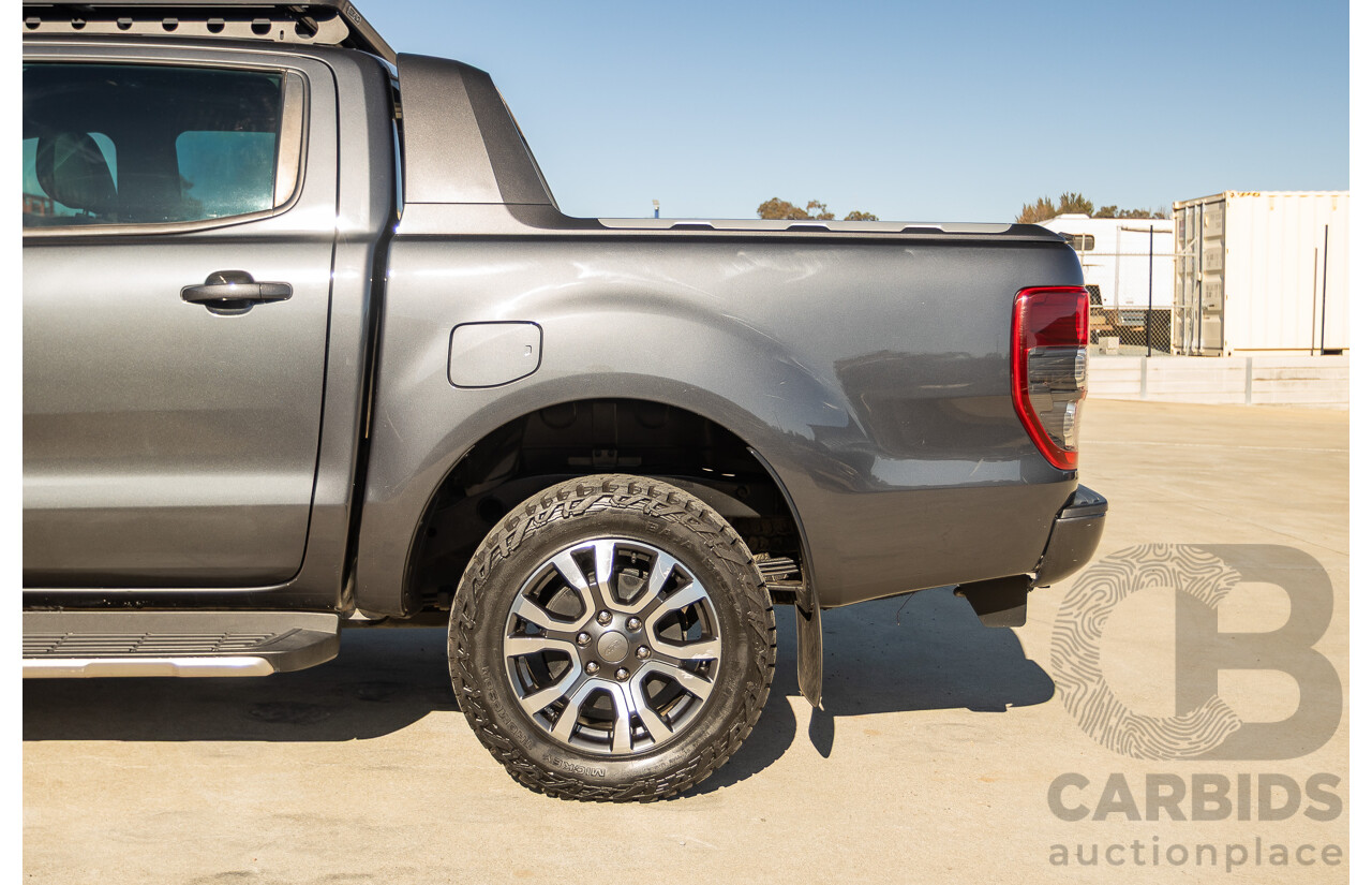 09/2019 Ford Ranger Wildtrak 2.0 (4x4) PX MKIII MY19 Double Cab P/Up Grey Bi-Turbo Diesel 2.0L
