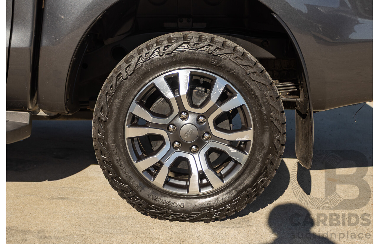 09/2019 Ford Ranger Wildtrak 2.0 (4x4) PX MKIII MY19 Double Cab P/Up Grey Bi-Turbo Diesel 2.0L