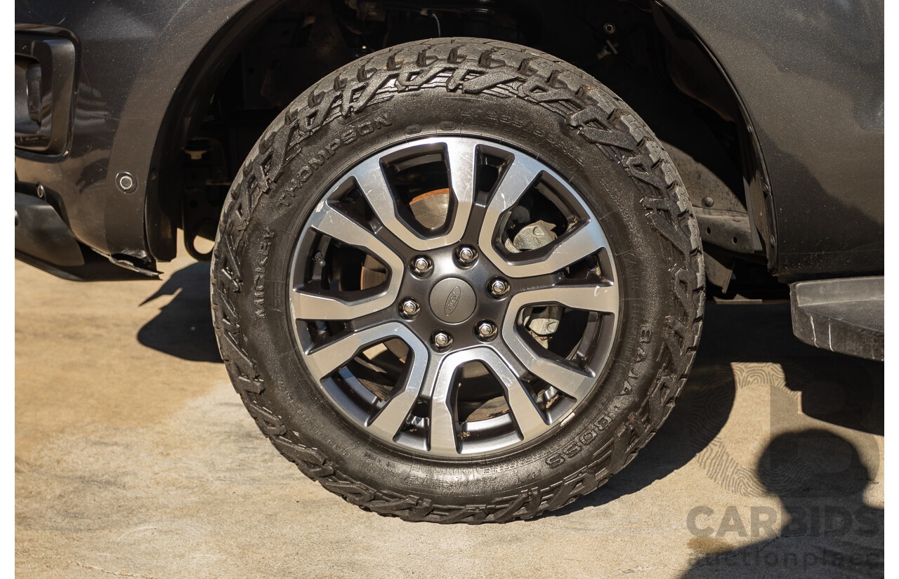 09/2019 Ford Ranger Wildtrak 2.0 (4x4) PX MKIII MY19 Double Cab P/Up Grey Bi-Turbo Diesel 2.0L