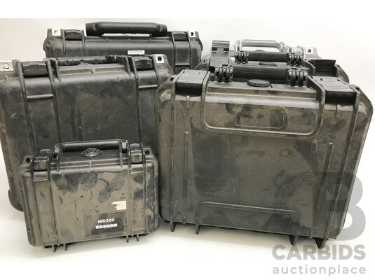 Assorted Pelican Protector Cases - Lot of 6