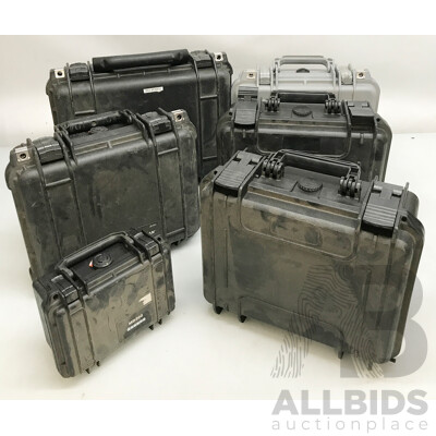 Assorted Pelican Protector Cases - Lot of 6