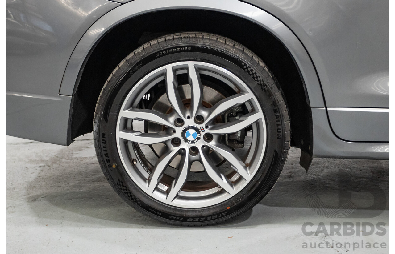 2/2015 BMW X3 xDrive20d (AWD) F25 MY15 4d Wagon Space Grey Metallic Turbo Diesel 2.0L