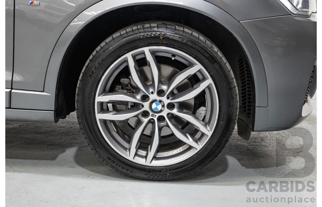 2/2015 BMW X3 xDrive20d (AWD) F25 MY15 4d Wagon Space Grey Metallic Turbo Diesel 2.0L