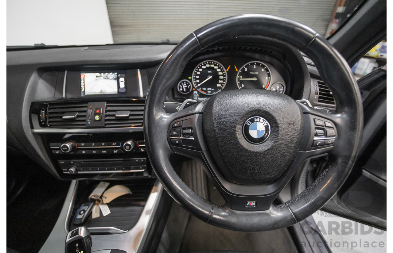 2/2015 BMW X3 xDrive20d (AWD) F25 MY15 4d Wagon Space Grey Metallic Turbo Diesel 2.0L