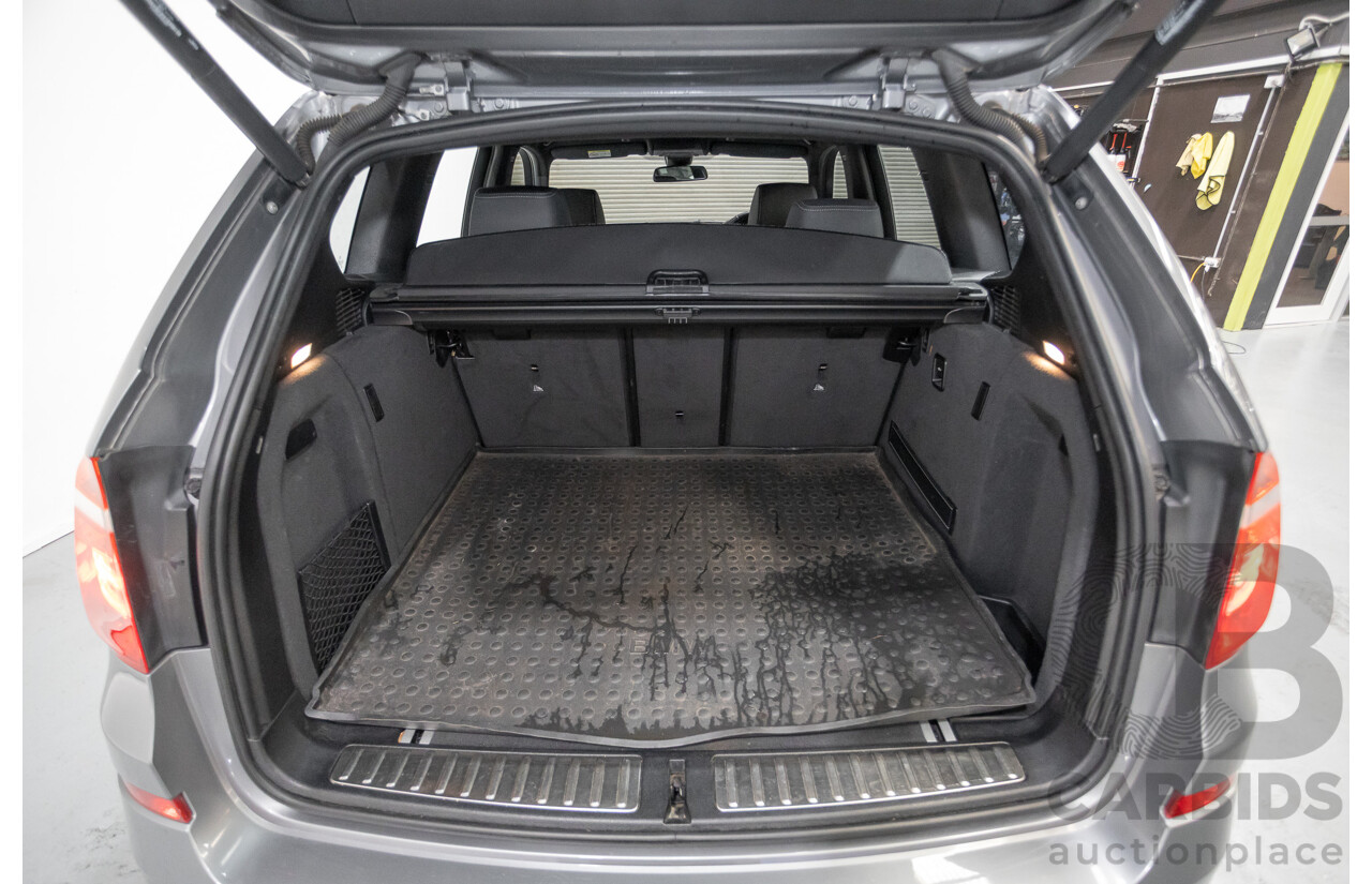 2/2015 BMW X3 xDrive20d (AWD) F25 MY15 4d Wagon Space Grey Metallic Turbo Diesel 2.0L