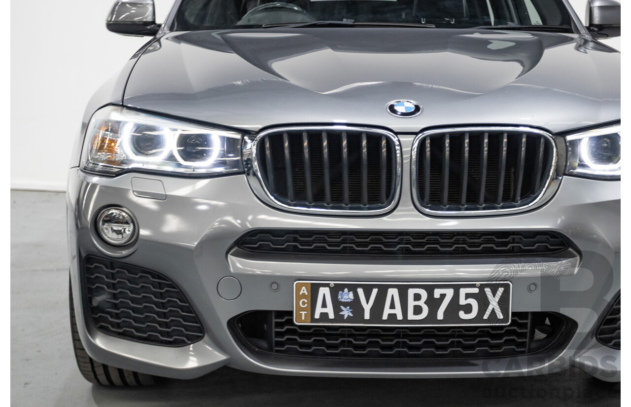 2/2015 BMW X3 xDrive20d (AWD) F25 MY15 4d Wagon Space Grey Metallic Turbo Diesel 2.0L