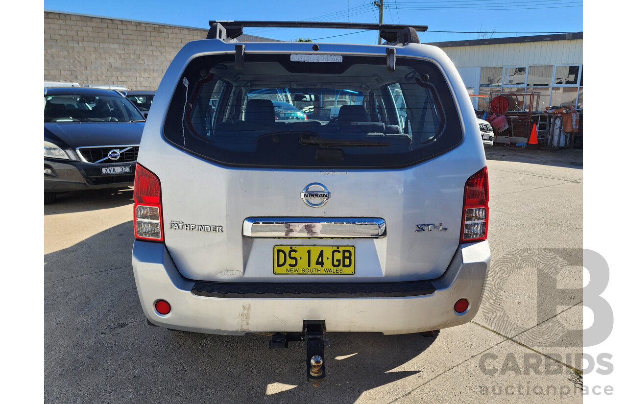 02/2009 Nissan Pathfinder ST-L (4x4) R51 MY07 4d Wagon Silver 2.5L