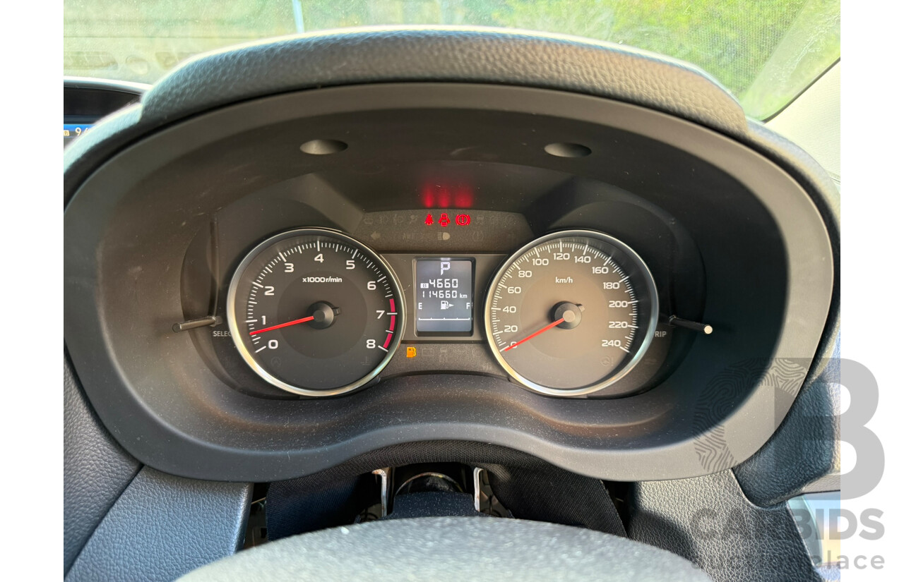 07/2014 Subaru Xv 2.0i-S AWD MY14 4D Wagon Grey 2.0L