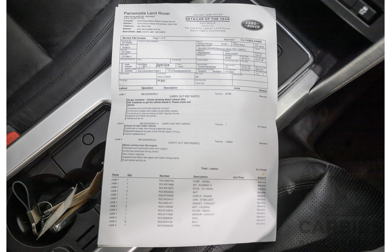 1/2018 Land Rover Discovery Sport TD4 SE 5 (AWD) L550 MY18 4d Wagon Corris Grey Metallic Turbo Diesel 2.0L
