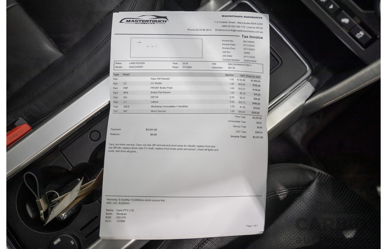 1/2018 Land Rover Discovery Sport TD4 SE 5 (AWD) L550 MY18 4d Wagon Corris Grey Metallic Turbo Diesel 2.0L