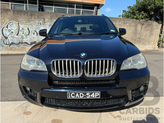 06/2011 Bmw X5 xDRIVE 40d SPORT 4x4 E70 MY10 4D Wagon Carbon Black Metallic Turbo Diesel 3.0L