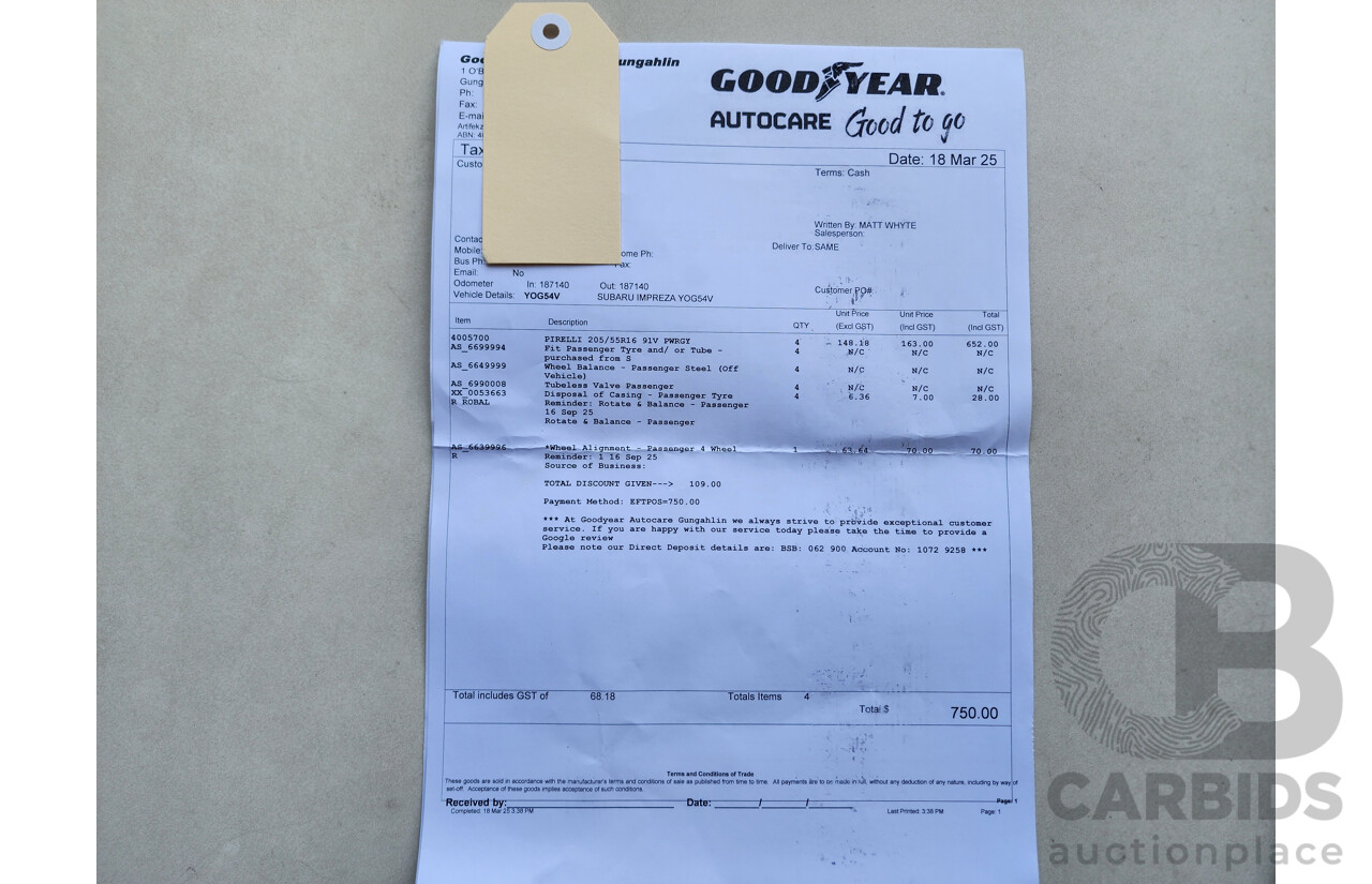 07/2012 Subaru Impreza 2.0i-L (awd) MY12 5d Hatchback Purple 2.0L