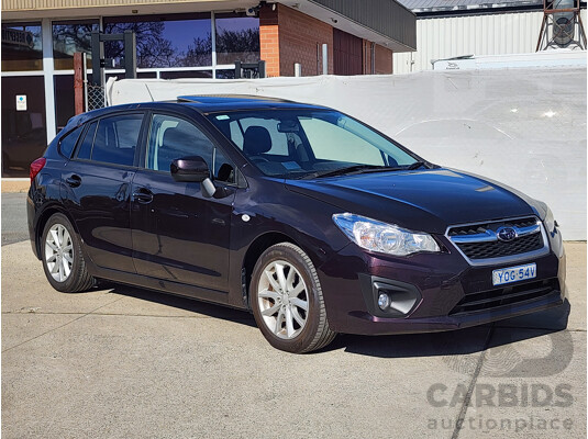 07/2012 Subaru Impreza 2.0i-L (awd) MY12 5d Hatchback Purple 2.0L