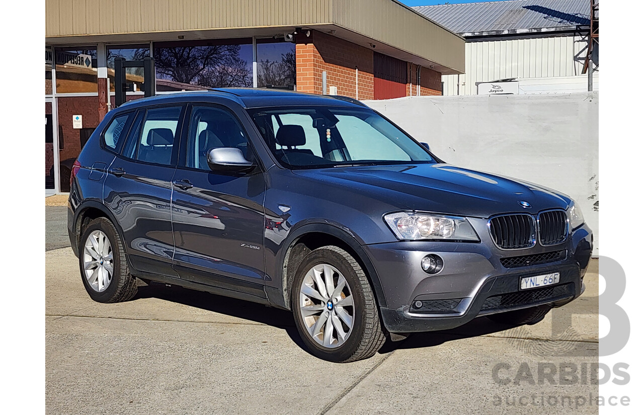 07/2012 Bmw X3 Xdrive 20d F25 4d Wagon Grey 2.0L