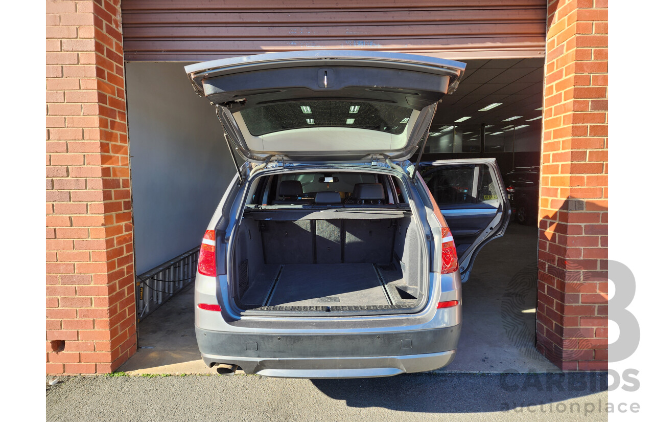 07/2012 Bmw X3 Xdrive 20d F25 4d Wagon Grey 2.0L