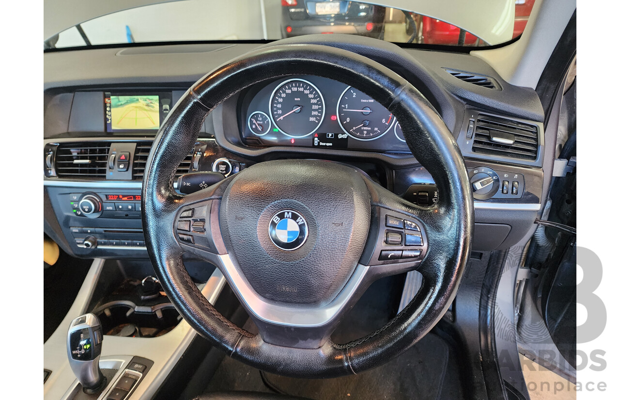 07/2012 Bmw X3 Xdrive 20d F25 4d Wagon Grey 2.0L