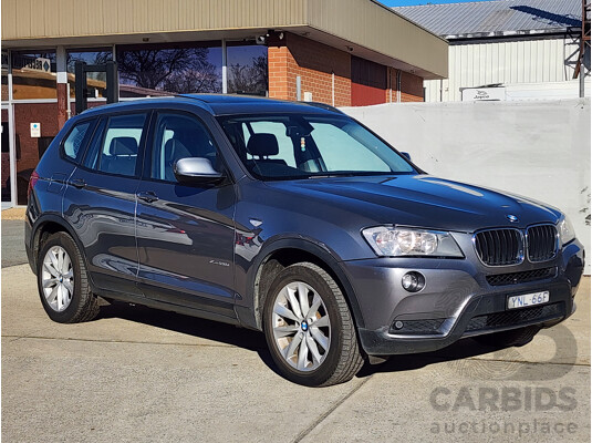 07/2012 Bmw X3 Xdrive 20d F25 4d Wagon Grey 2.0L