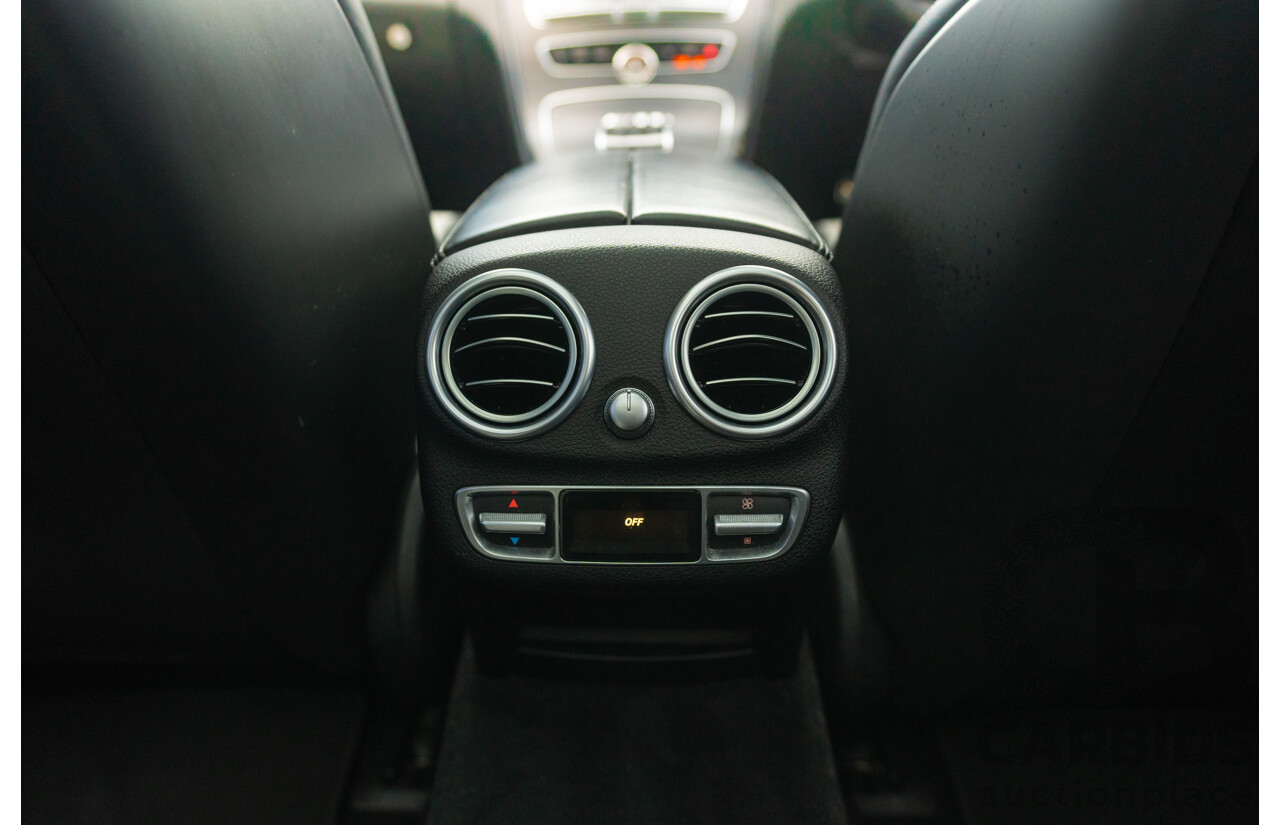 07/2015 Mercedes Benz C63 S AMG 205 4d Wagon Diamond White / Matte Black Wrap Twin Turbo V8 4.0L