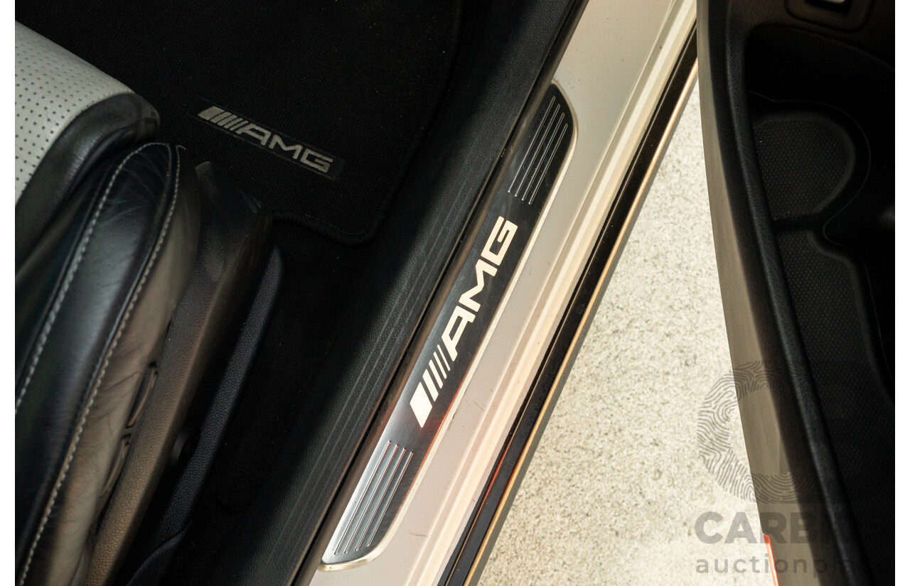 07/2015 Mercedes Benz C63 S AMG 205 4d Wagon Diamond White / Matte Black Wrap Twin Turbo V8 4.0L
