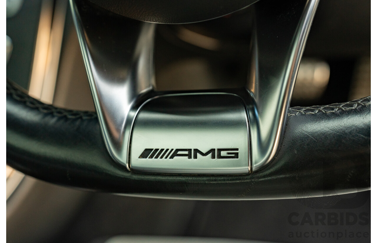 07/2015 Mercedes Benz C63 S AMG 205 4d Wagon Diamond White / Matte Black Wrap Twin Turbo V8 4.0L