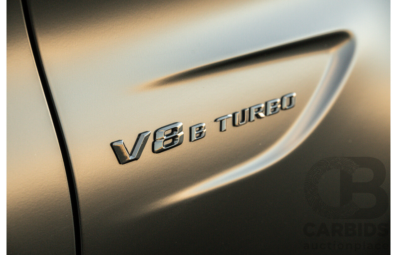 07/2015 Mercedes Benz C63 S AMG 205 4d Wagon Diamond White / Matte Black Wrap Twin Turbo V8 4.0L