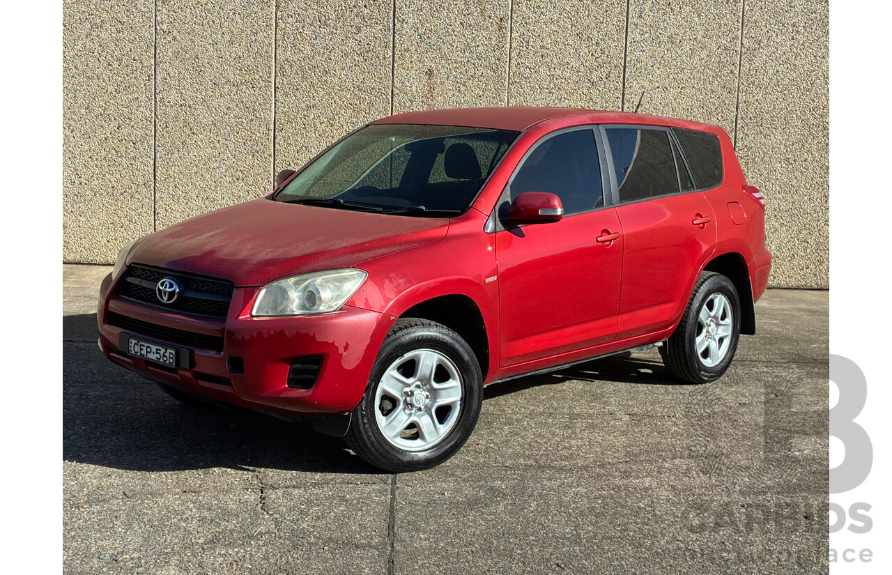 03/2010 Toyota Rav4 CV (4x4) ACA33R 4d Wagon Red 2.4L