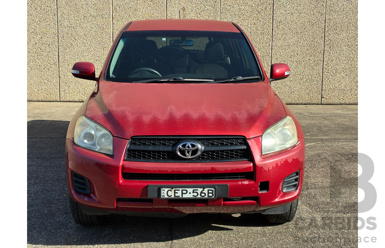 03/2010 Toyota Rav4 CV (4x4) ACA33R 4d Wagon Red 2.4L