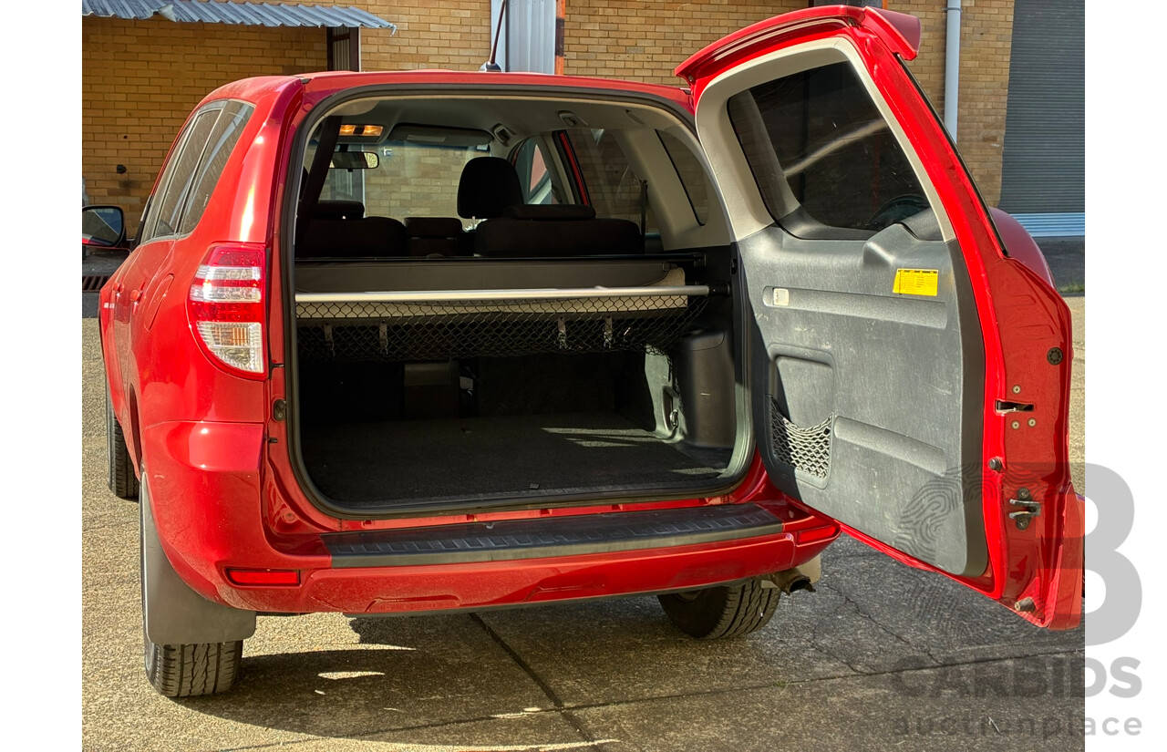 03/2010 Toyota Rav4 CV (4x4) ACA33R 4d Wagon Red 2.4L